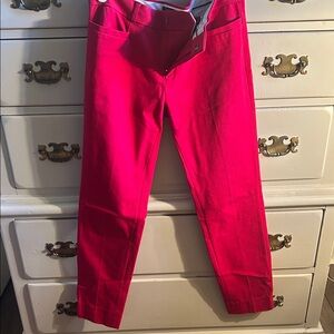 Banana Republic Factory Vibrant Pink/Red Pants, Size 2